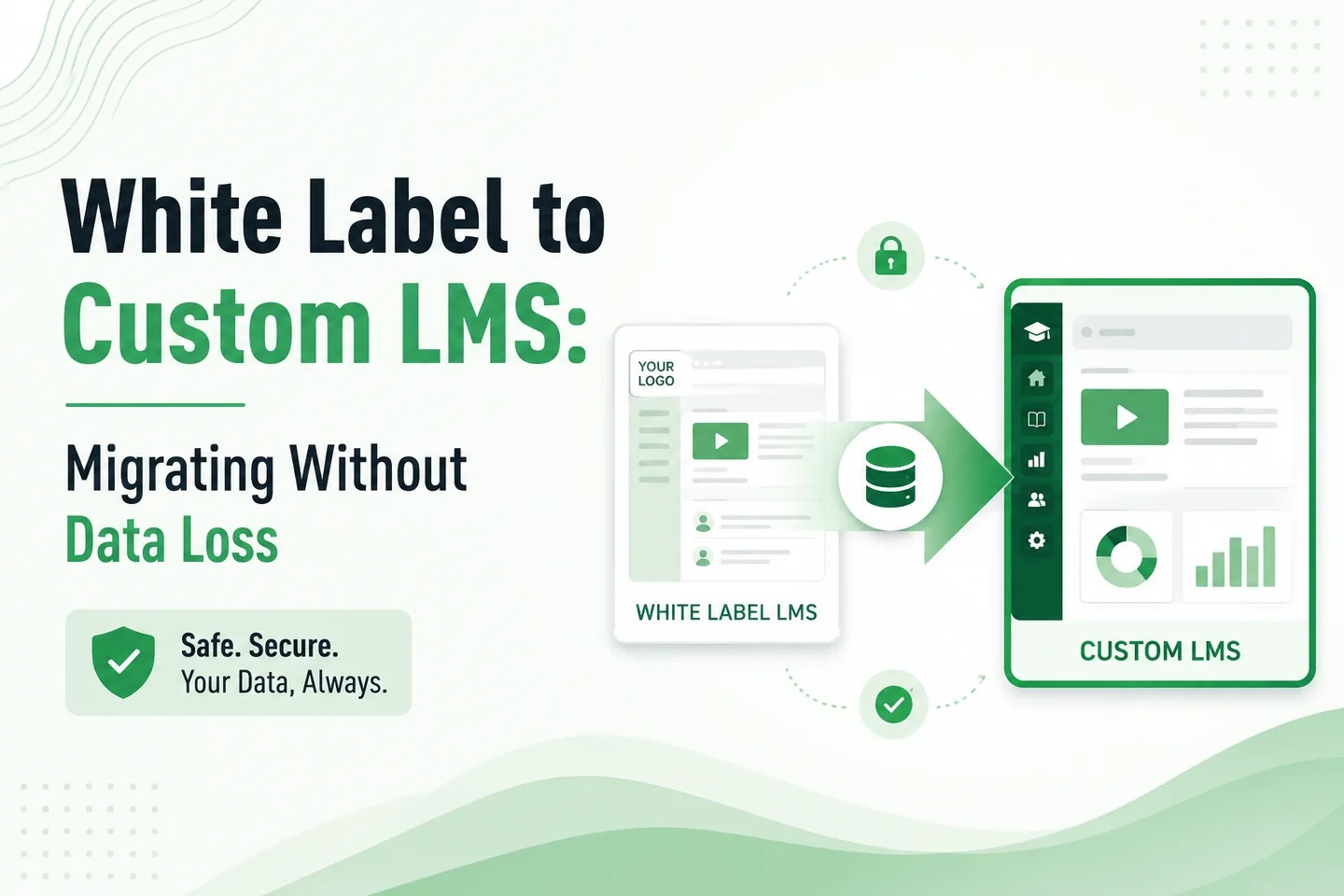 White-label to custom LMS migration without data loss